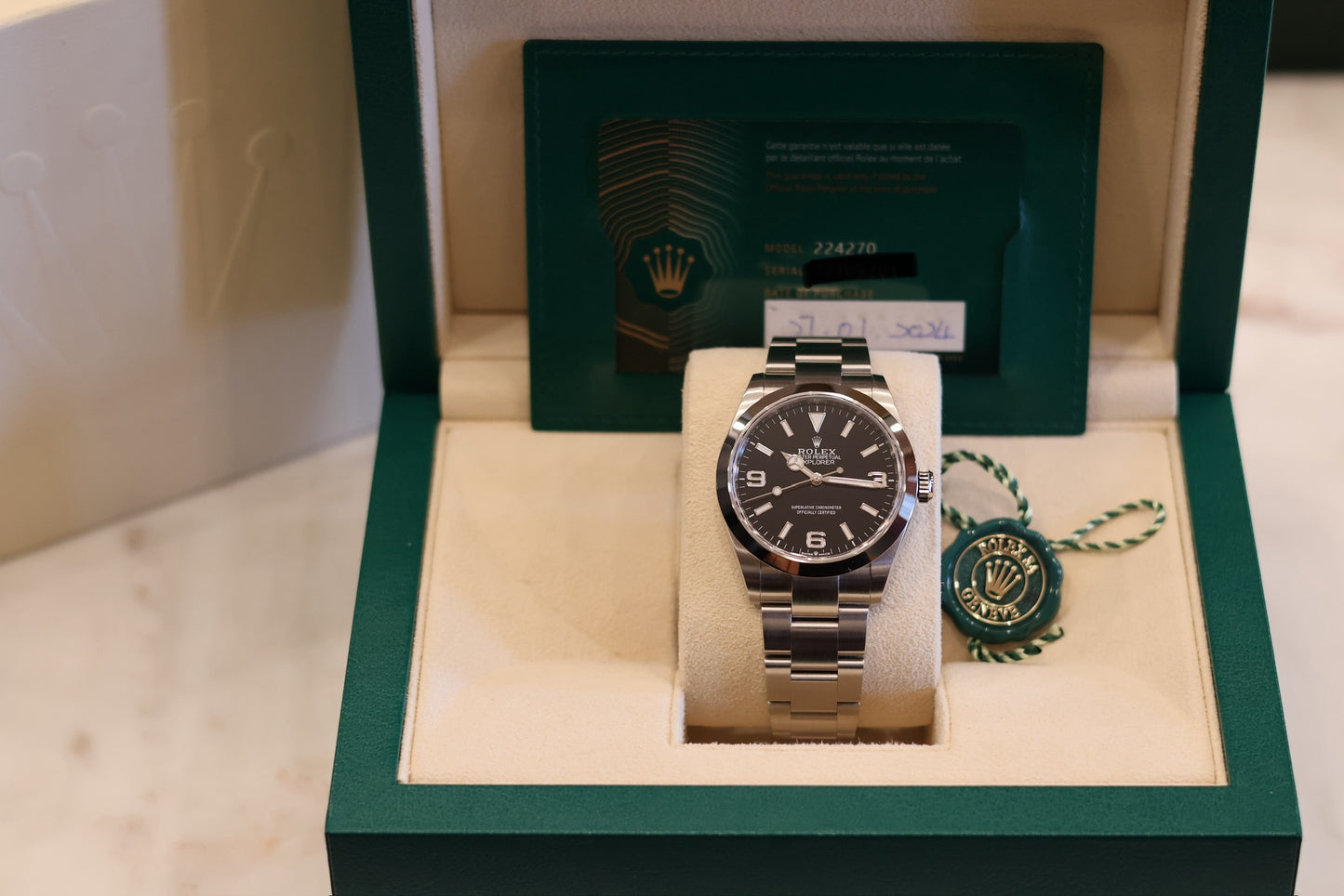 Unworn Rolex Explorer 40 224270