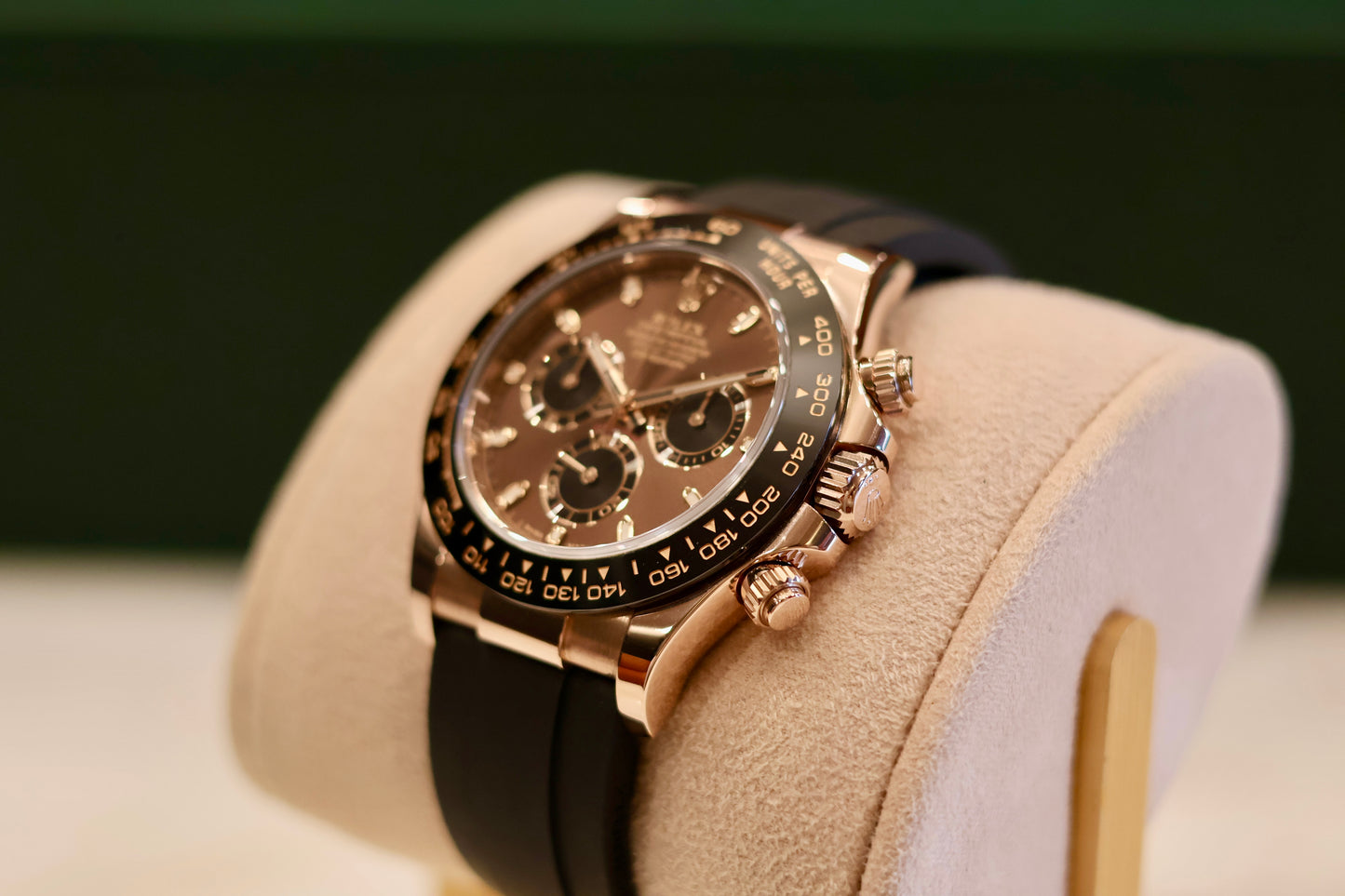 Rolex Daytona Oysterflex Rose gold Chocolate dial 116515LN
