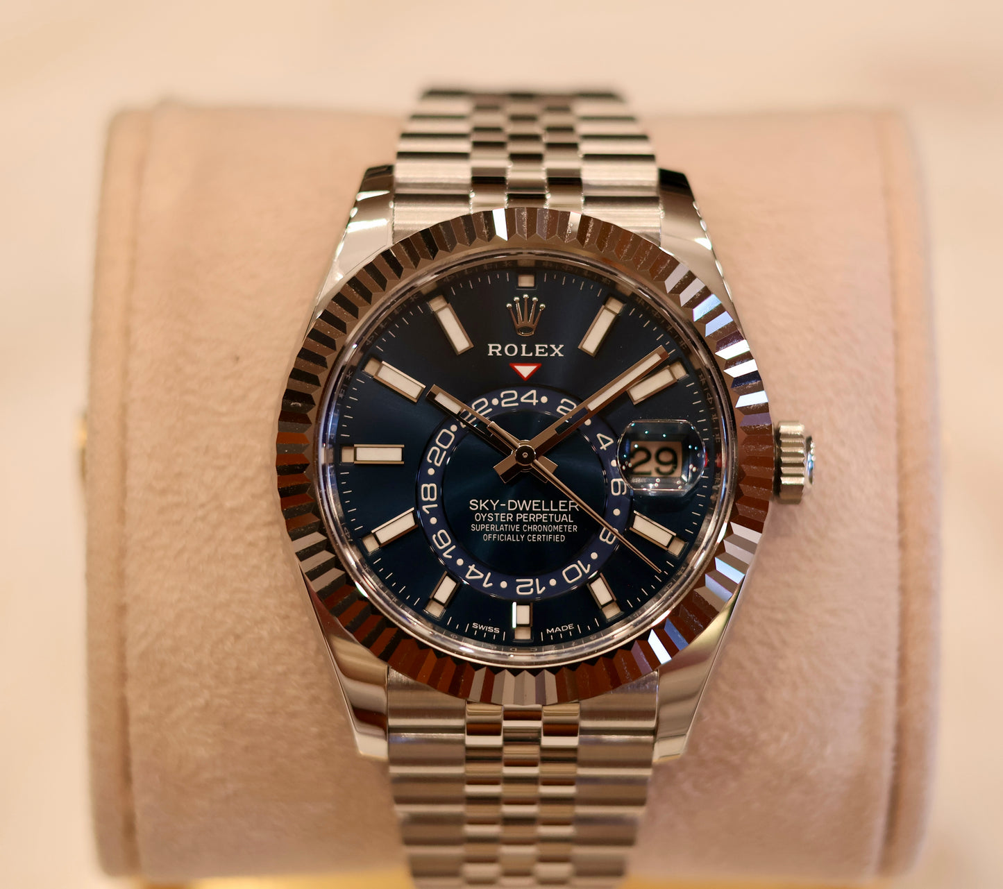 Rolex Sky Dweller Jubilee Blue Dial 326934 - Unworn
