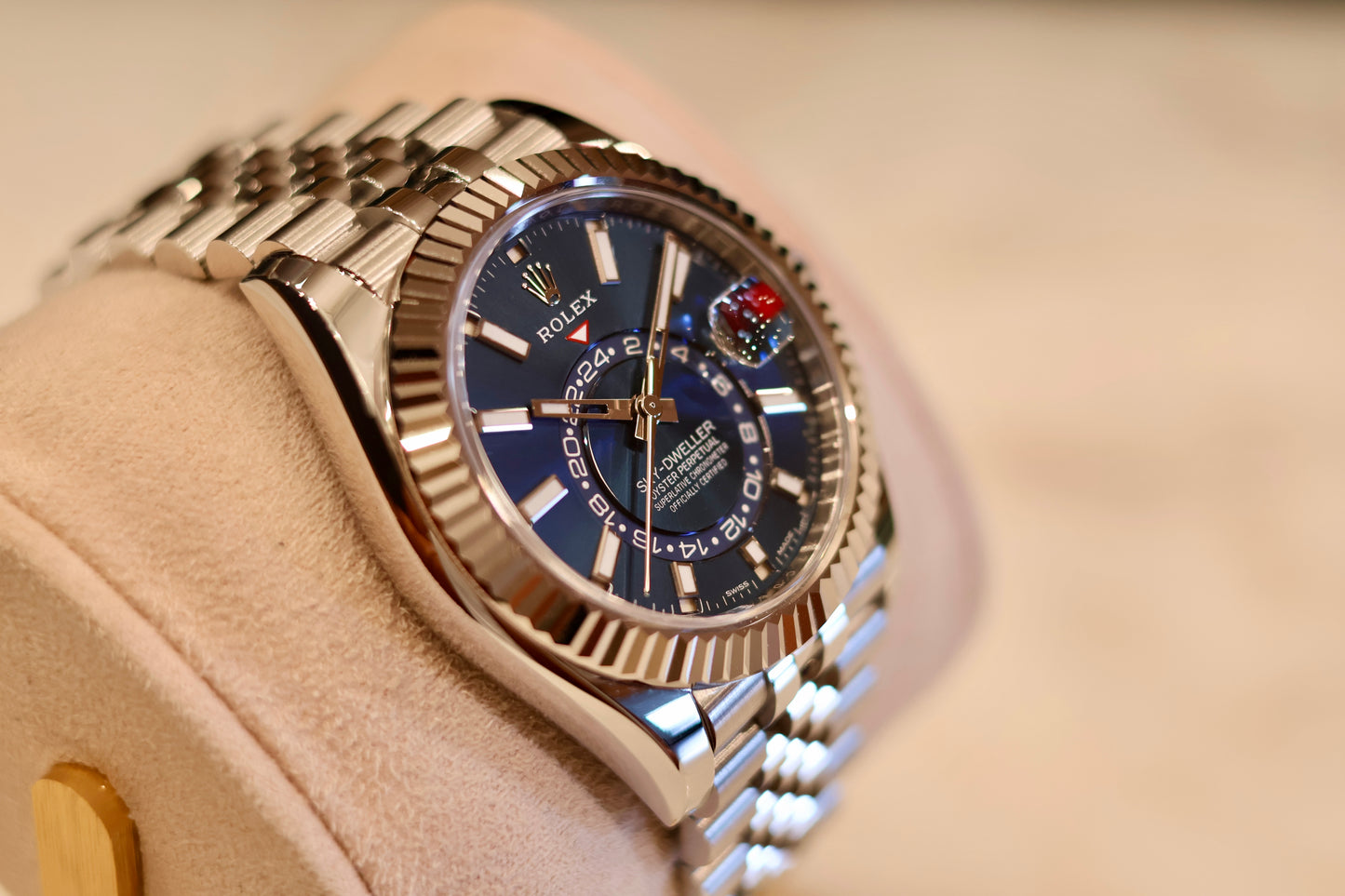Rolex Sky Dweller Jubilee Blue Dial 326934 - Unworn