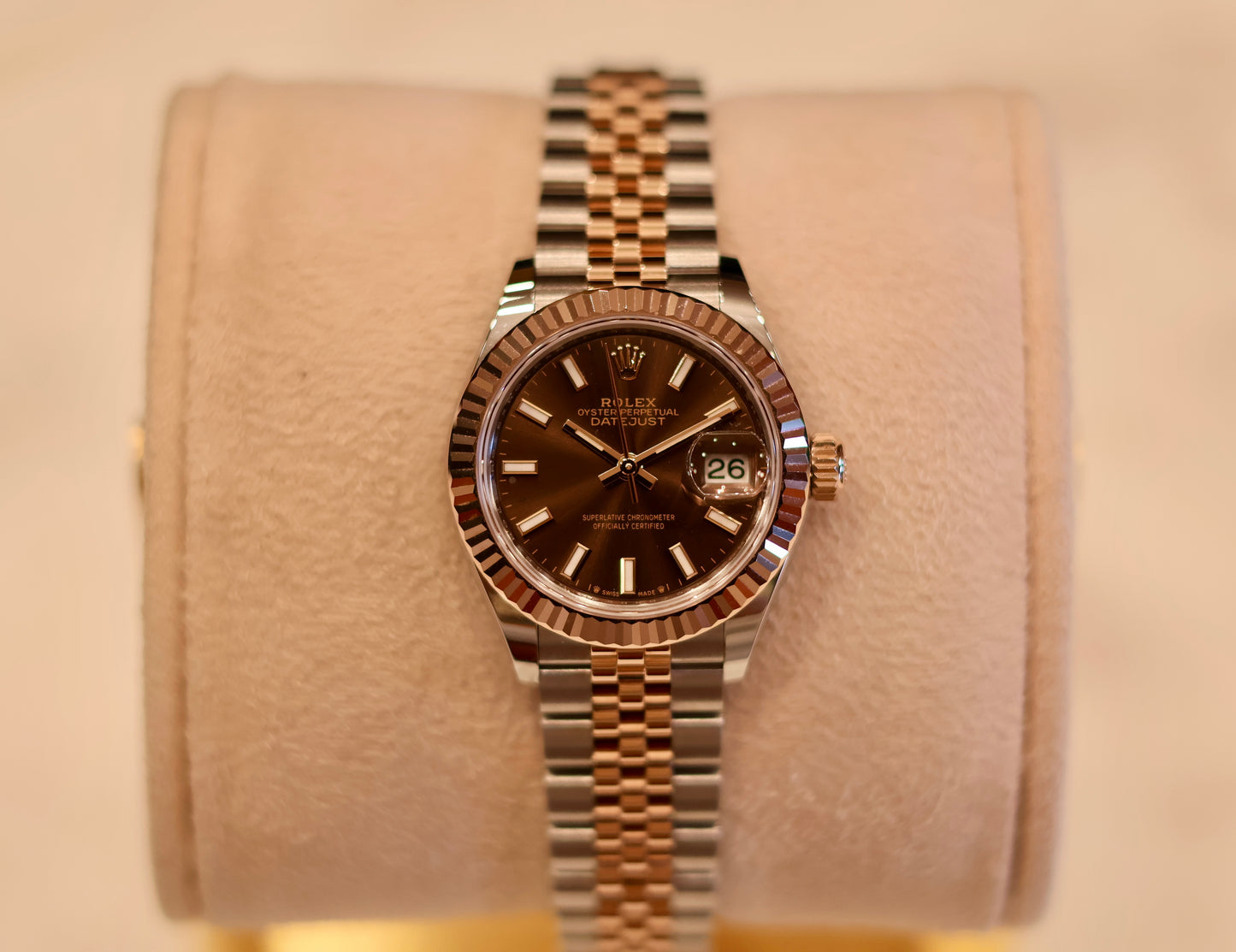 Rolex Ladies Datejust 28 Two Tone rose gold 278171- Unworn