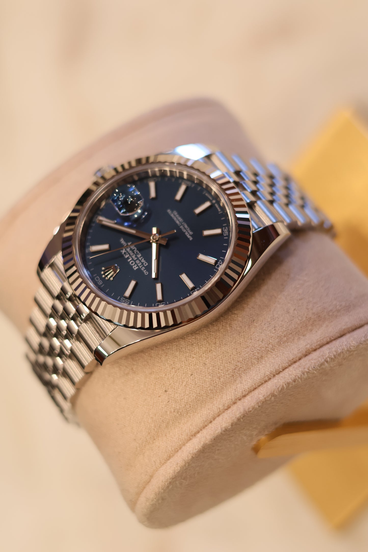 Rolex Datejust 41 Blue Index Dial 126334 Jubilee - Unworn