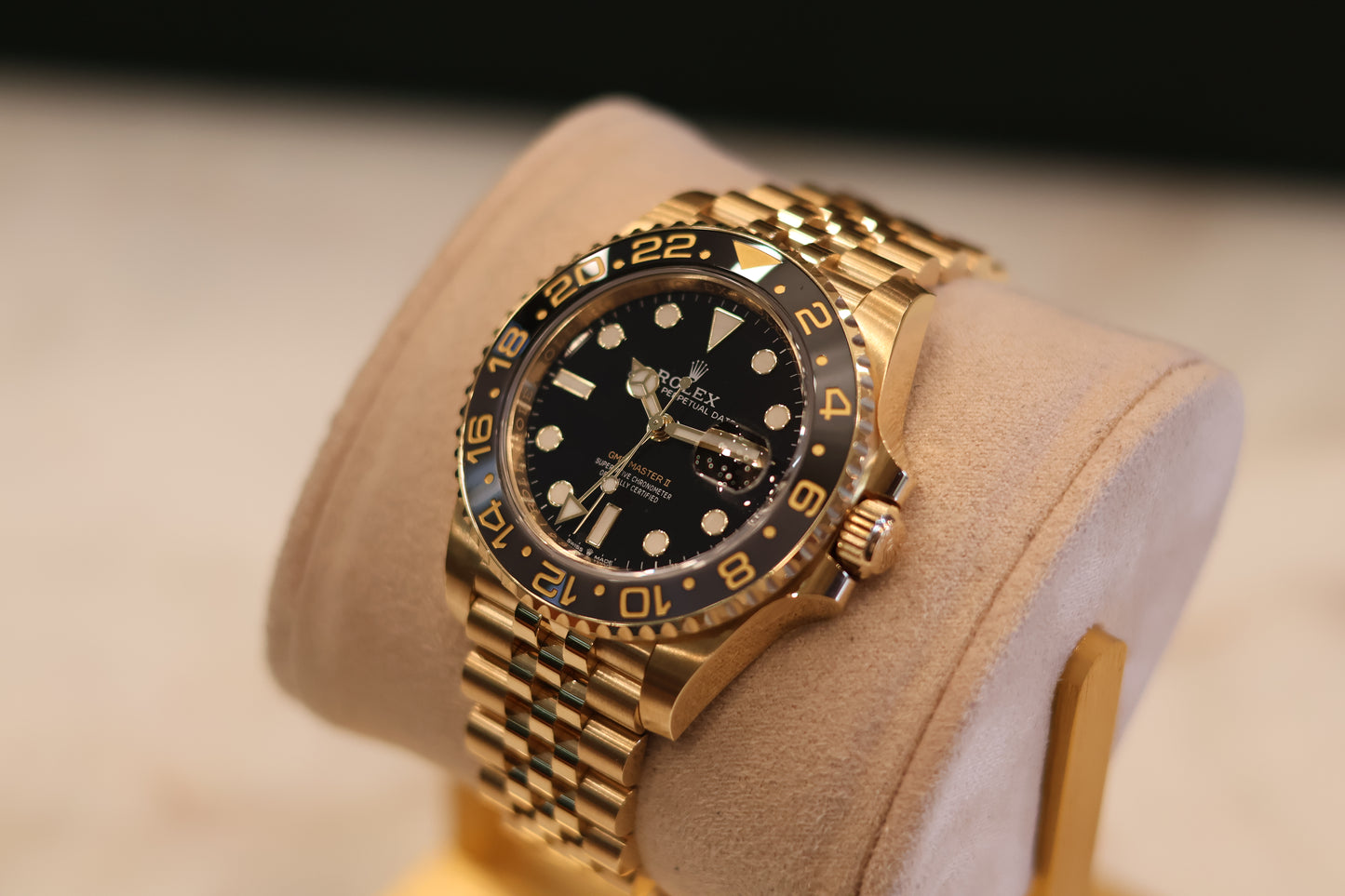 Rolex GMT Master II Yellow Gold Jubilee 126718GRNR