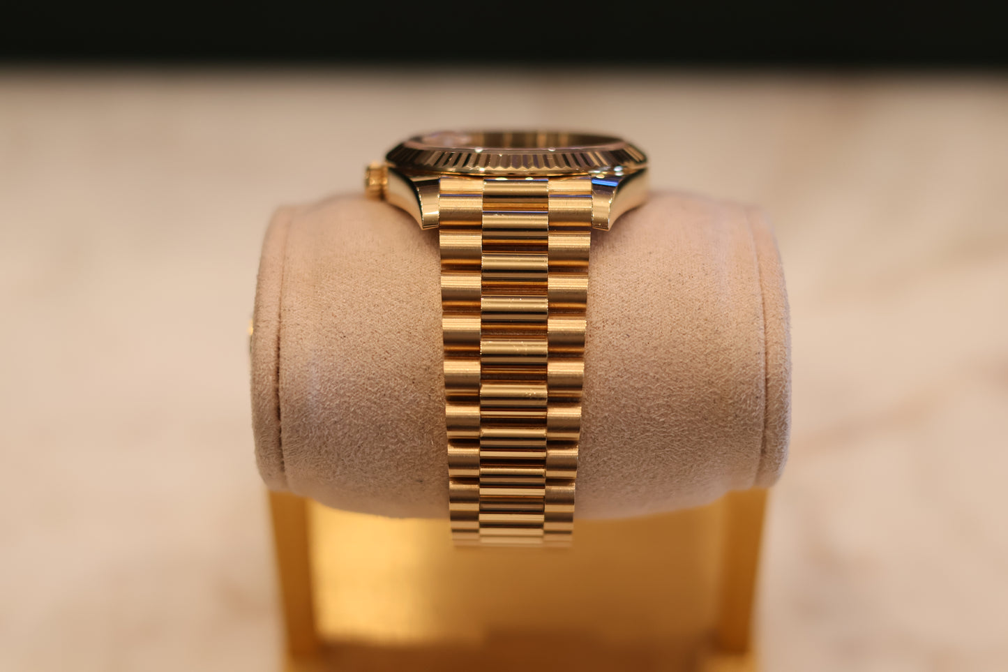 Rolex Day-Date 40 Yellow Gold Champagne Roman Dial 228238