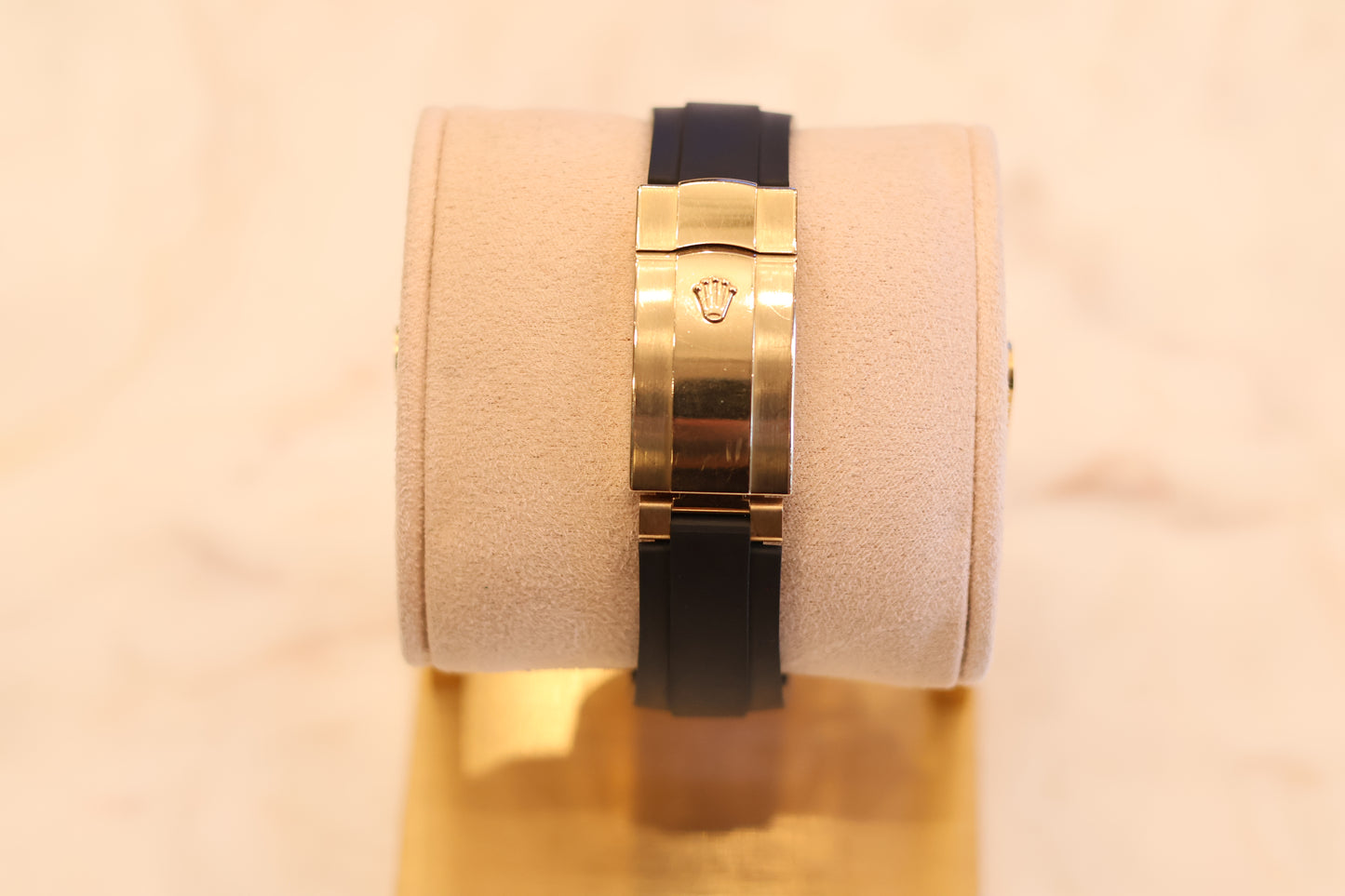 Rolex Sky Dweller Oysterflex Yellow Gold Black Dial 326238