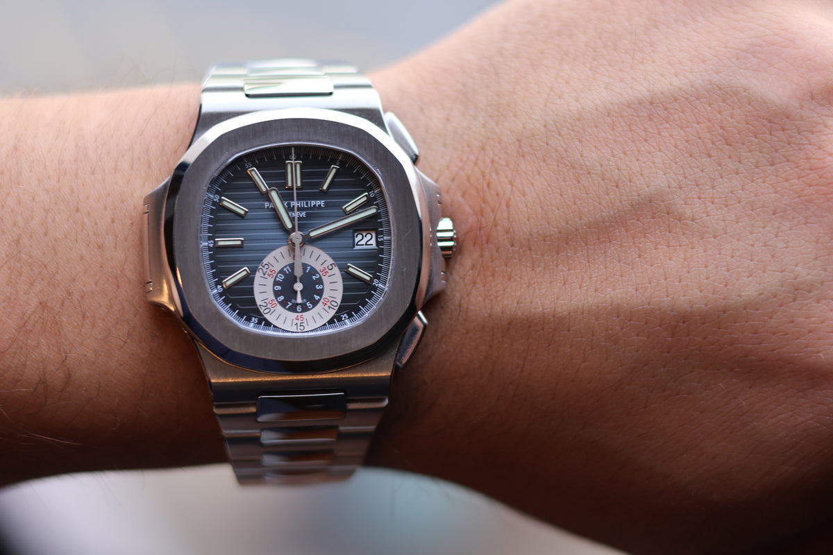 Patek Philippe Nautilus Chronograph 5980/1A Blue dial