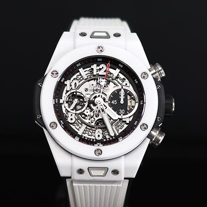 Hublot Big Bang Unico White Ceramic & Titanium Chronograph