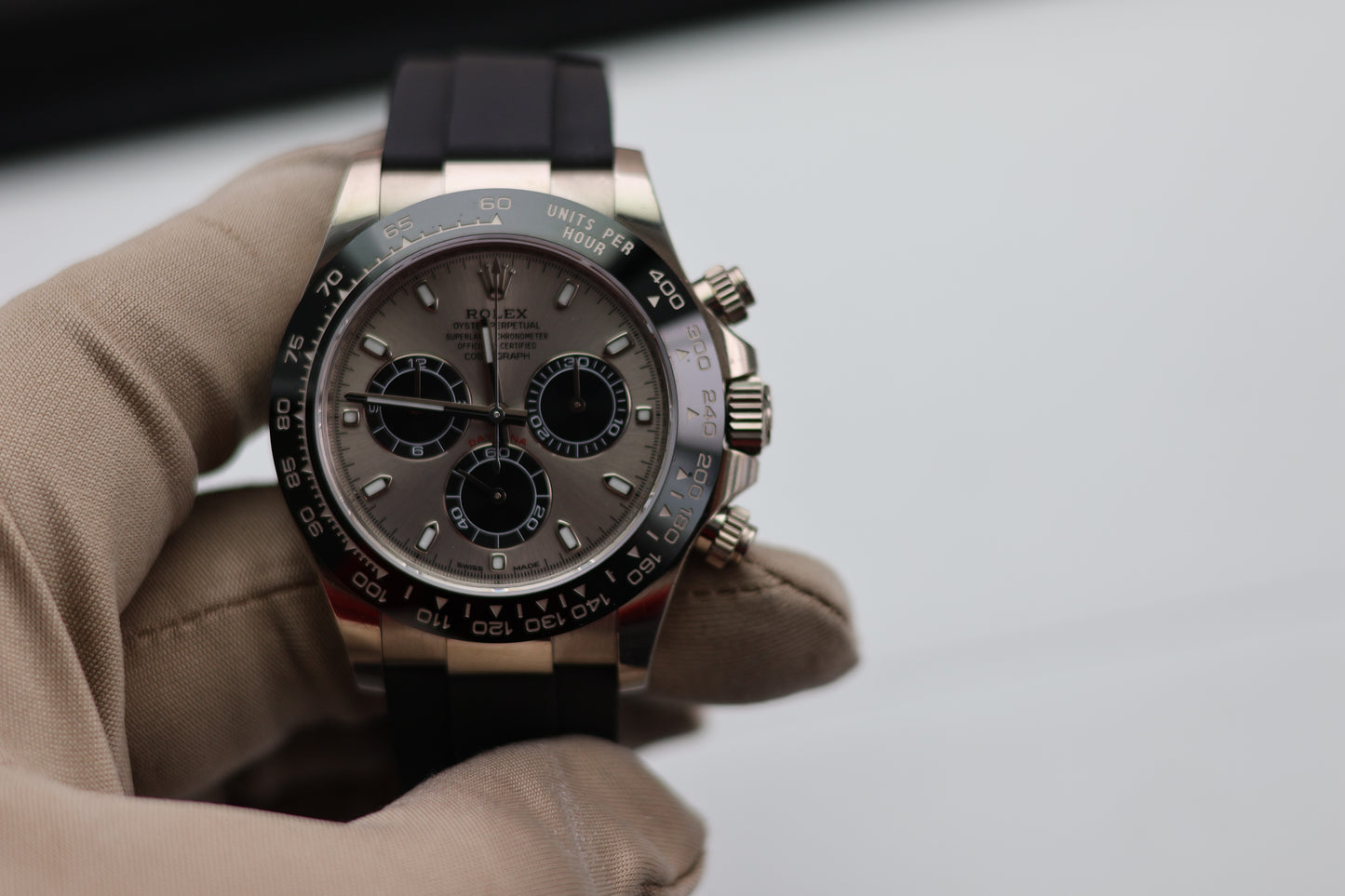 Rolex Daytona Oysterflex White Gold "Ghost" 116519LN