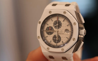 Audemars Piguet Royal Oak Offshore White Ceramic 26402CB Rare