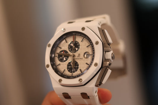 Audemars Piguet Royal Oak Offshore White Ceramic 26402CB Rare