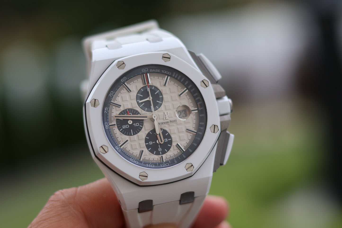 Audemars Piguet Royal Oak Offshore White Ceramic 26402CB Rare