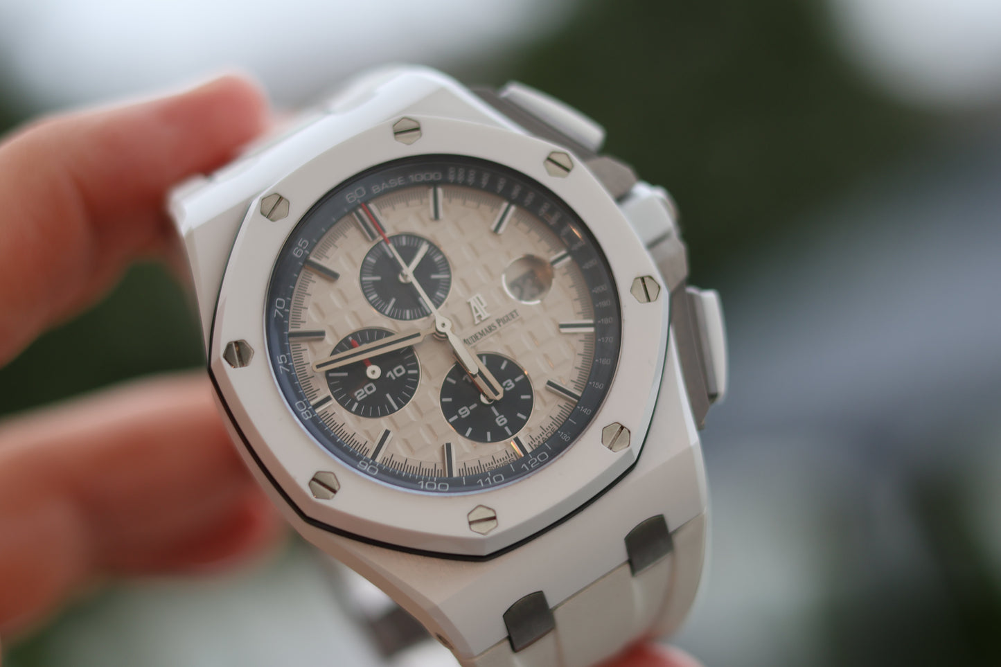 Audemars Piguet Royal Oak Offshore White Ceramic 26402CB Rare