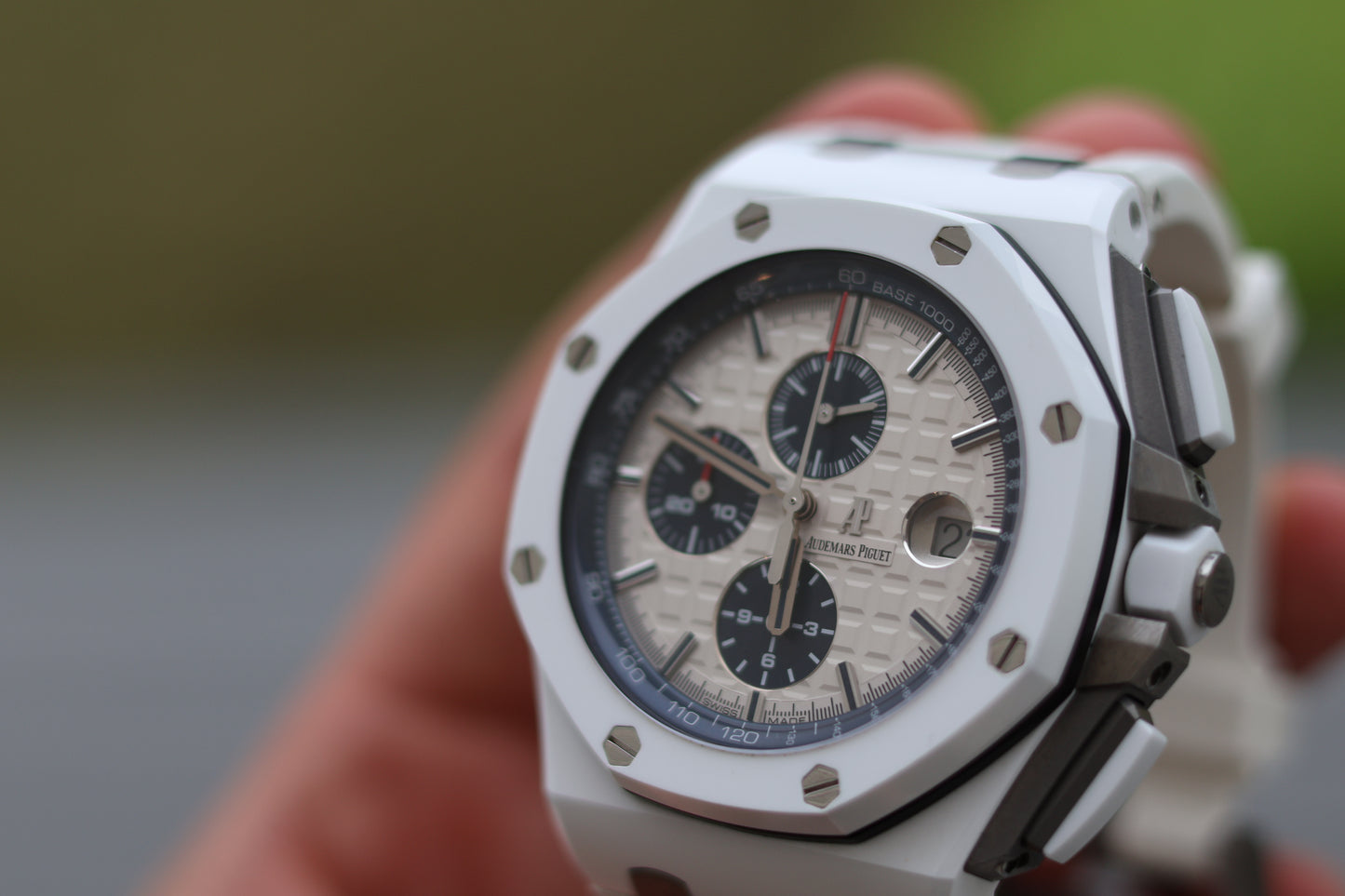 Audemars Piguet Royal Oak Offshore White Ceramic 26402CB Rare