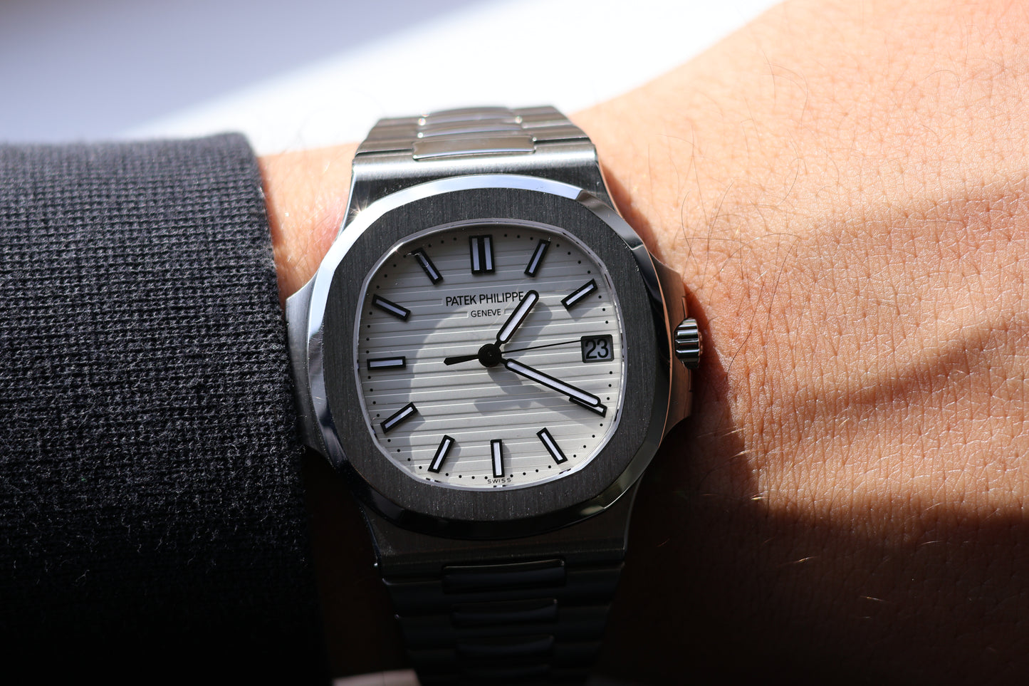 Patek Philippe Nautilus 5711-1A Piano White Dial