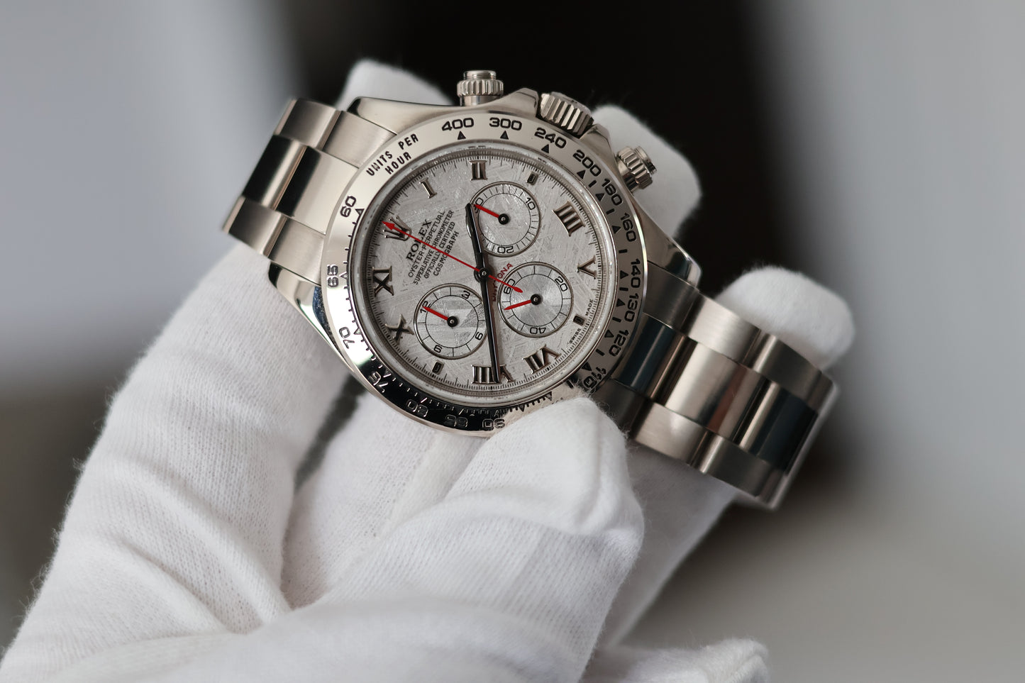 Rolex Daytona White Gold Meteorite Dial 116509