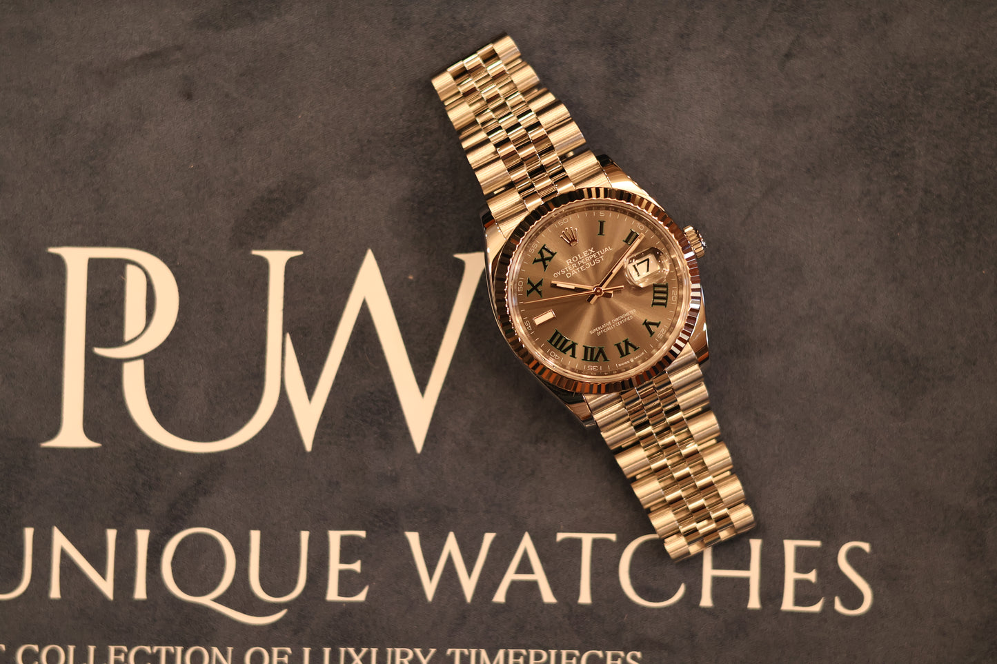 Rolex Datejust 36 Wimbeldon Jubilee Fluted 126234