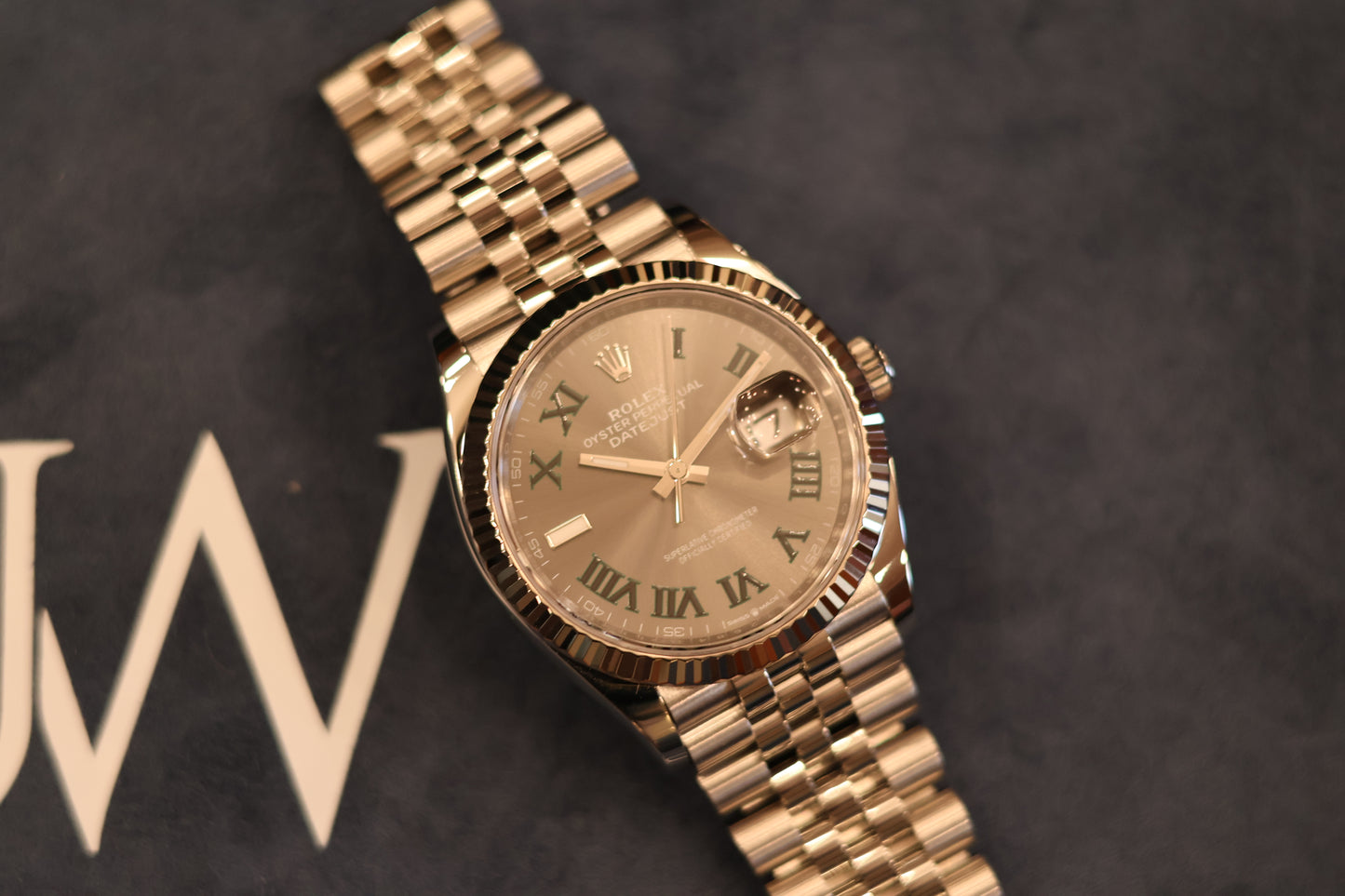 Rolex Datejust 36 Wimbeldon Jubilee Fluted 126234