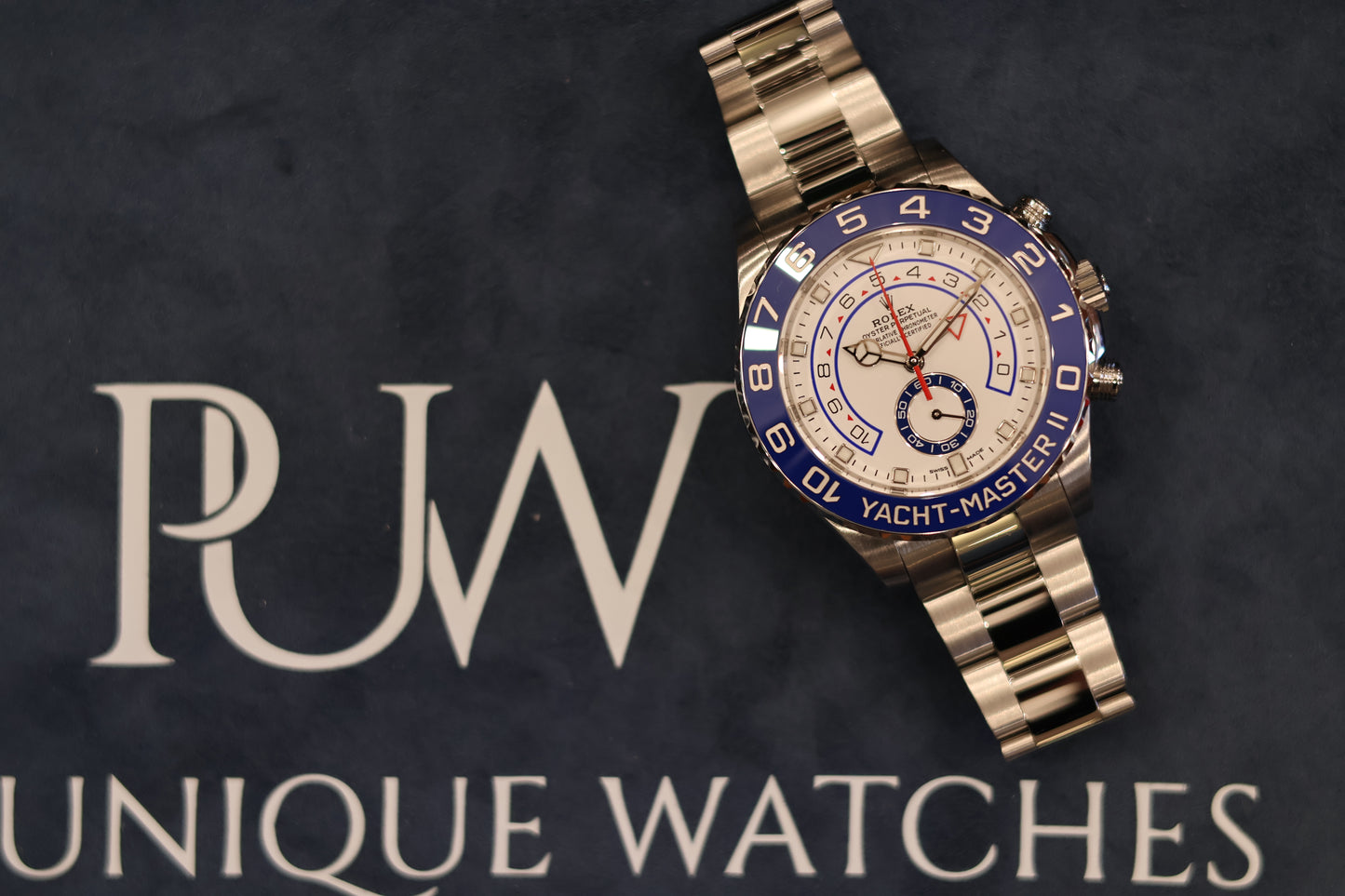 Rolex Yacht Master II 116680 Mercedes hands