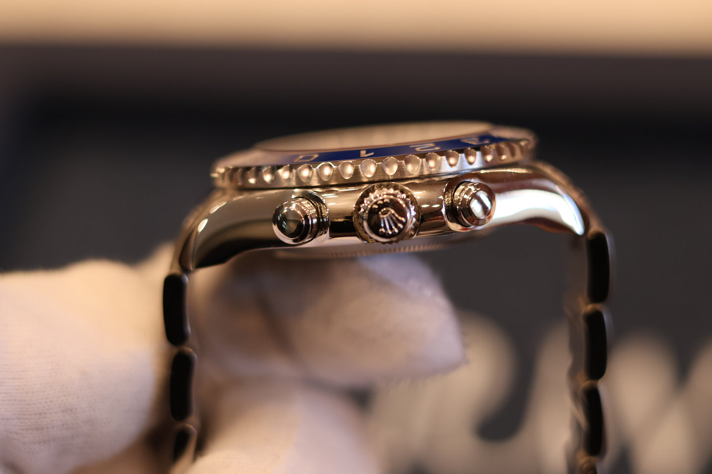 Rolex Yacht Master II 116680 Mercedes hands