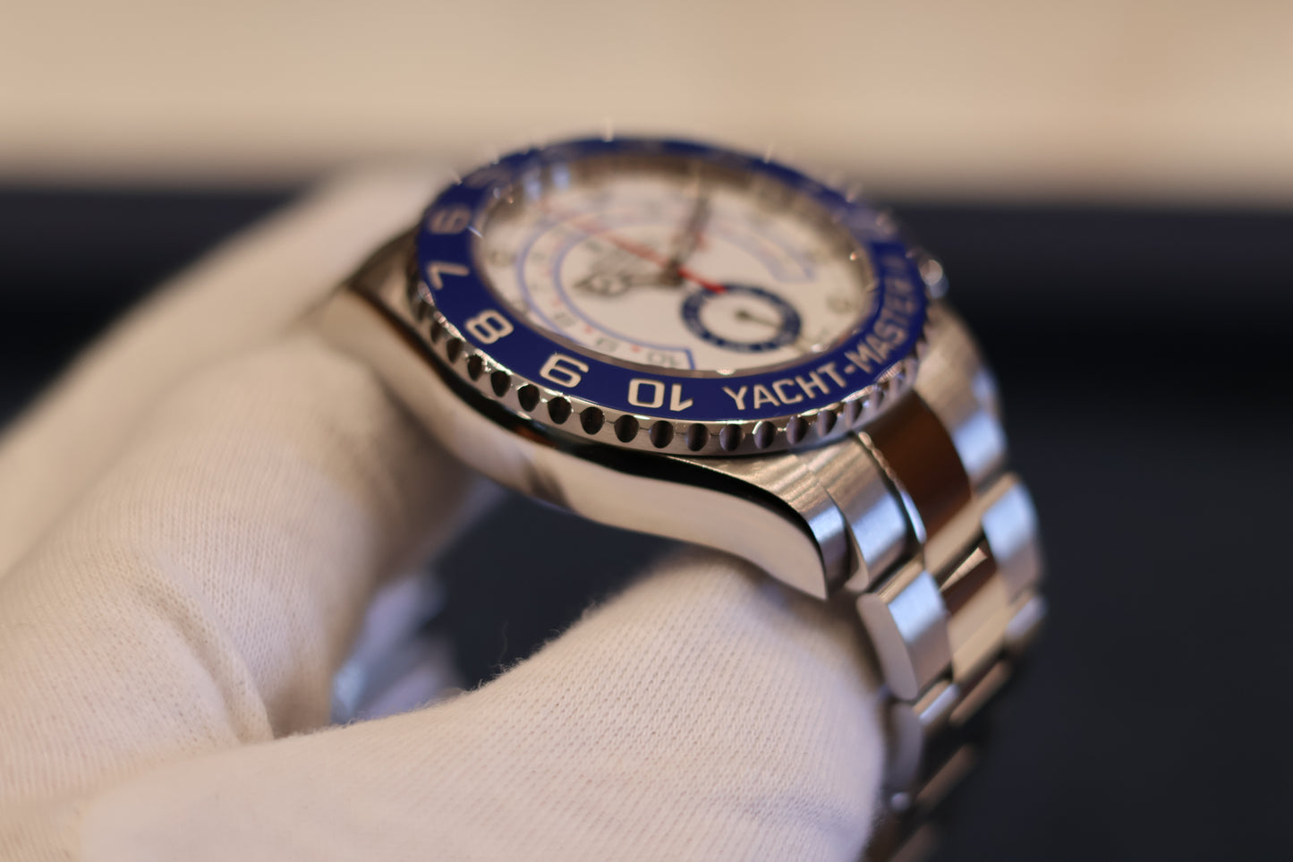 Rolex Yacht Master II 116680 Mercedes hands
