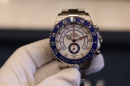 Rolex Yacht Master II 116680 Mercedes hands