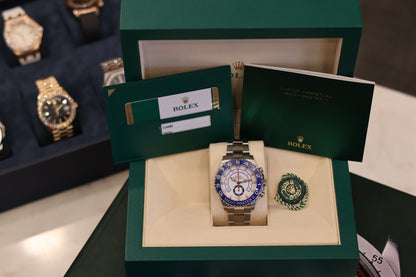 Rolex Yacht Master II 116680 Mercedes hands