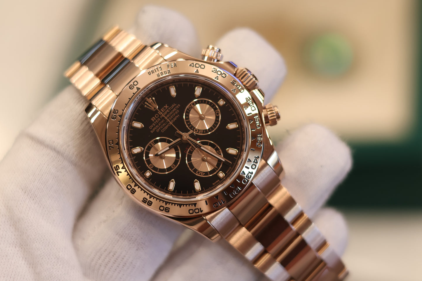 Rolex Daytona Rose Gold Black dial 116505