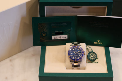 Rolex Submariner Date 41 Two-Tone Blue Dial 126613LB