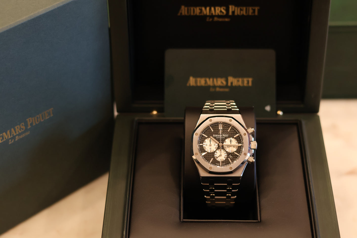 Audemars Royal Oak Chronograph Black Dial 26331ST