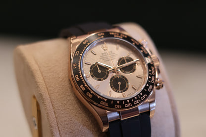 Rolex Daytona Oysterflex Rose Gold Sundust dial 126515LN - Unworn