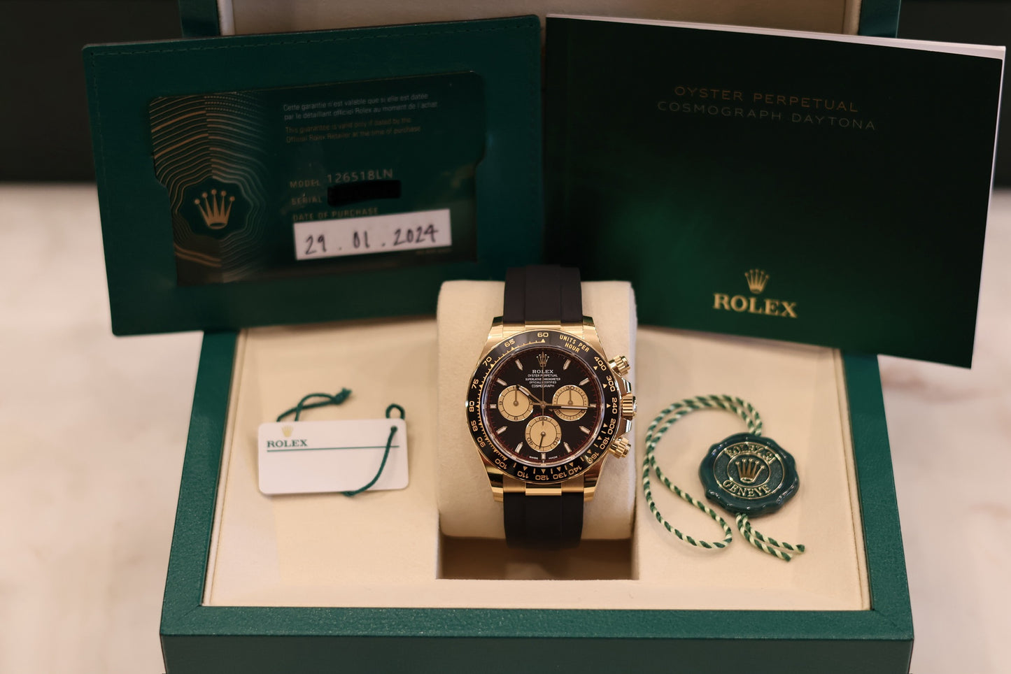 Rolex Daytona Oysterflex Yellow Gold Paul Newman 126518LN