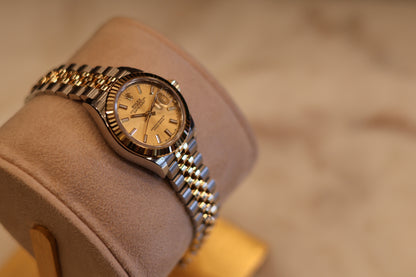 Rolex Ladies Datejust 28 Champagne Dial Jubilee bracelet - Unworn