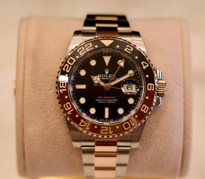 Rolex GMT Master II "Rootbeer" Two Tone Rose gold 126711CHNR