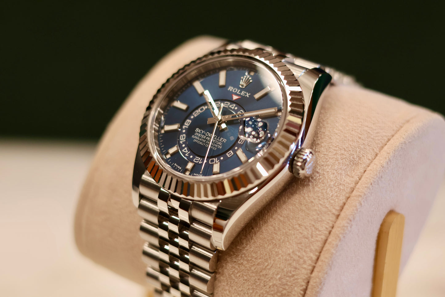 Rolex Sky Dweller Jubilee Blue Dial 326934 - Unworn