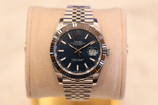 Rolex Datejust 41 Blue Index Dial 126334 Jubilee - Unworn