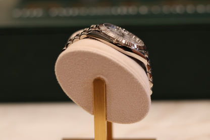 Rolex Day - Date 40 White Gold Meteorite Dial Baguette Diamonds 228239