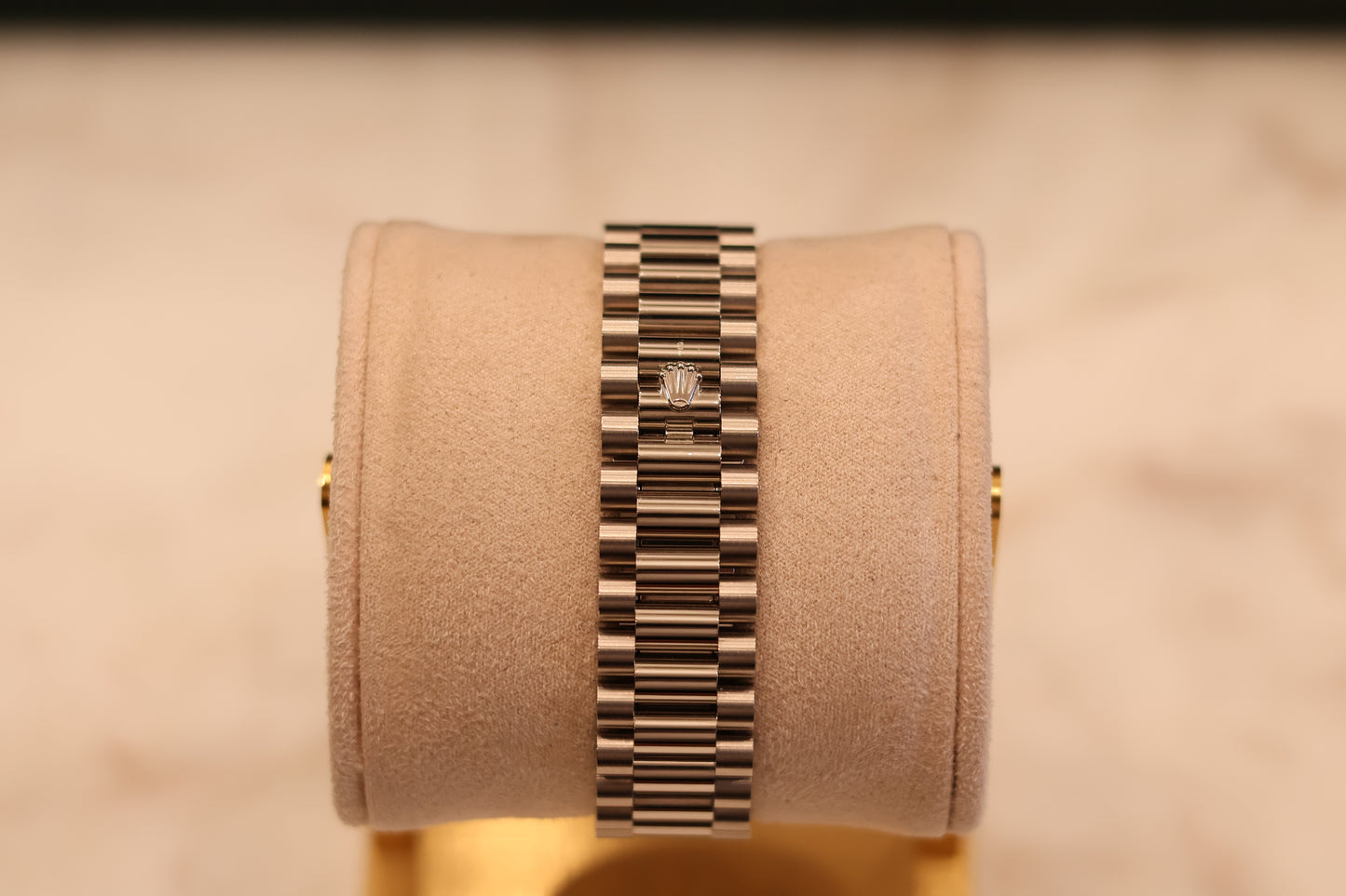 Rolex Day - Date 40 White Gold Meteorite Dial Baguette Diamonds 228239