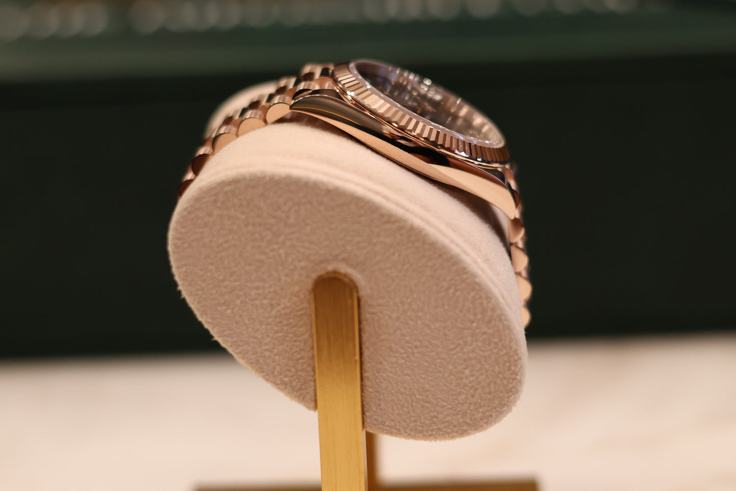 Rolex Day - Date 40 Rose Gold Ombre dial Unworn 228235