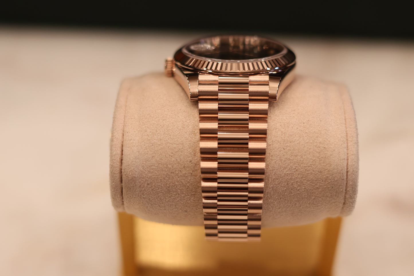 Rolex Day - Date 40 Rose Gold Ombre dial Unworn 228235