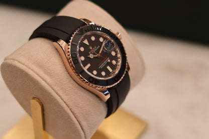 Rolex Yacht Master 40 Rose Gold Oysterflex 126655