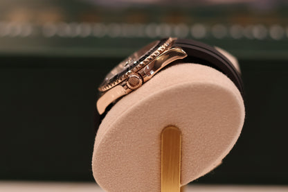 Rolex Yacht Master 40 Rose Gold Oysterflex 126655