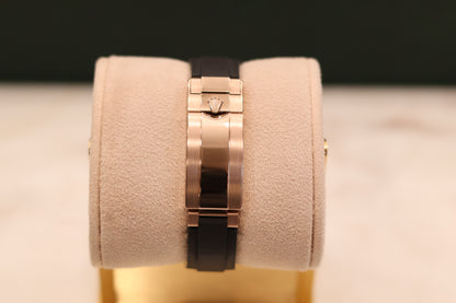 Rolex Yacht Master 40 Rose Gold Oysterflex 126655