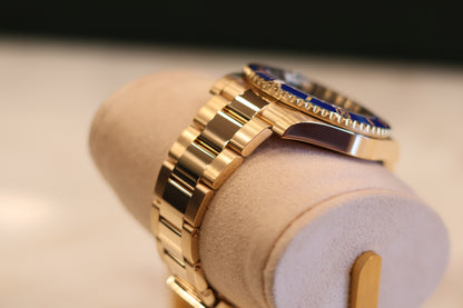 Rolex Submariner Date 40 Flat Blue dial Yellow Gold 116618LB