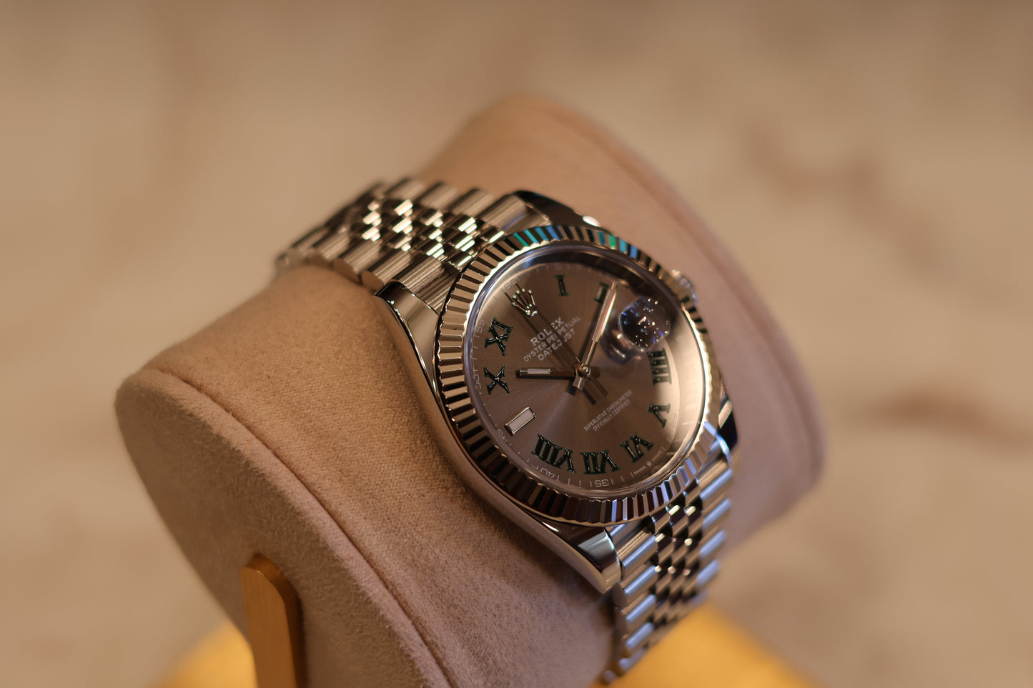 Rolex Datejust 41 Fluted Bezel Jubilee Wimbeldon 126334