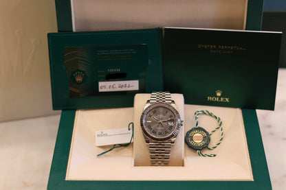 Rolex Datejust 41 Fluted Bezel Jubilee Wimbeldon 126334
