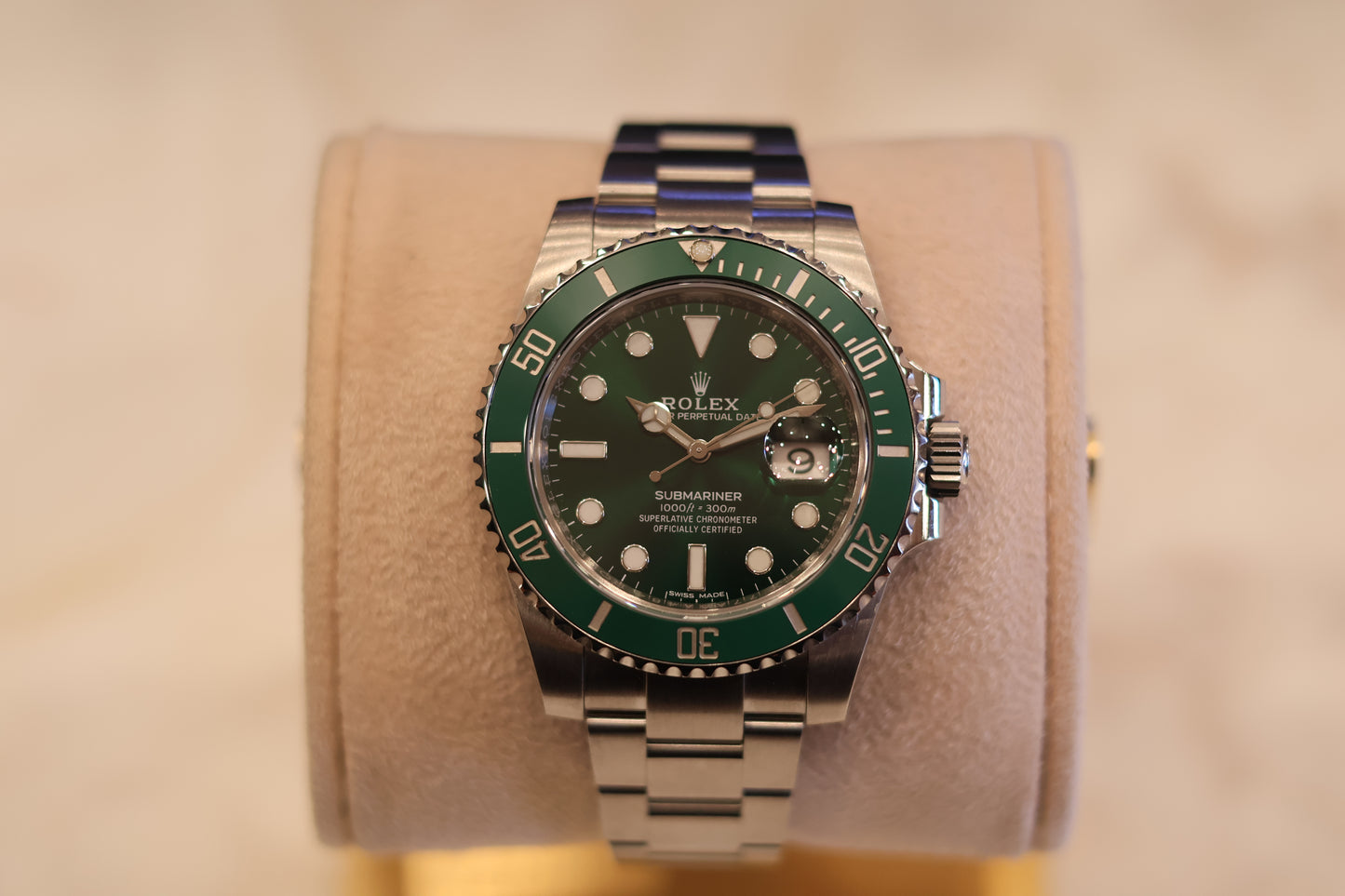 Rolex Submariner Date 40 Hulk 116610LV 2019