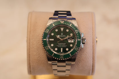 Rolex Submariner Date 40 Hulk 116610LV 2019