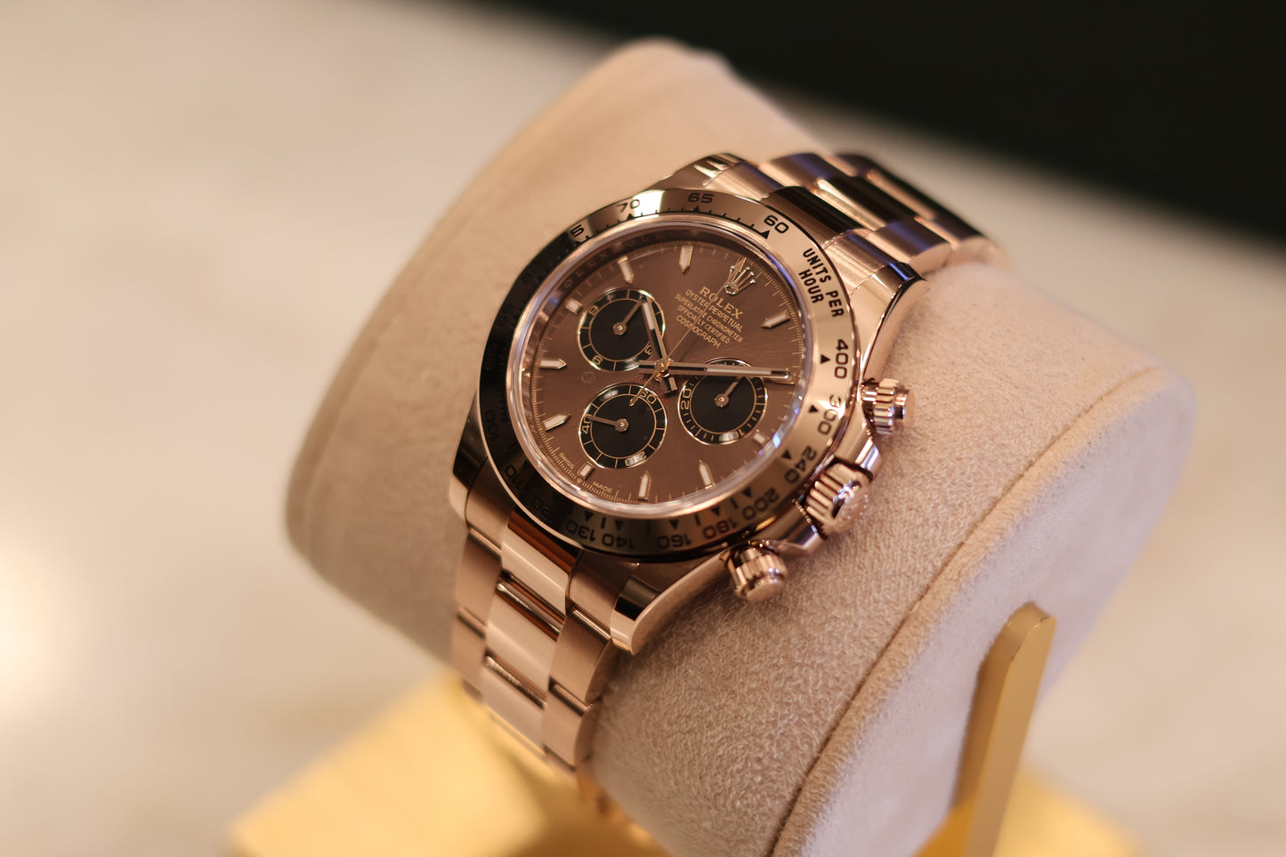 Rolex Daytona Rose Gold Chocolate 126505 Unworn