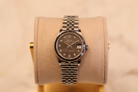 Rolex Datejust 31 Grey Diamond Dial Jubilee 278274