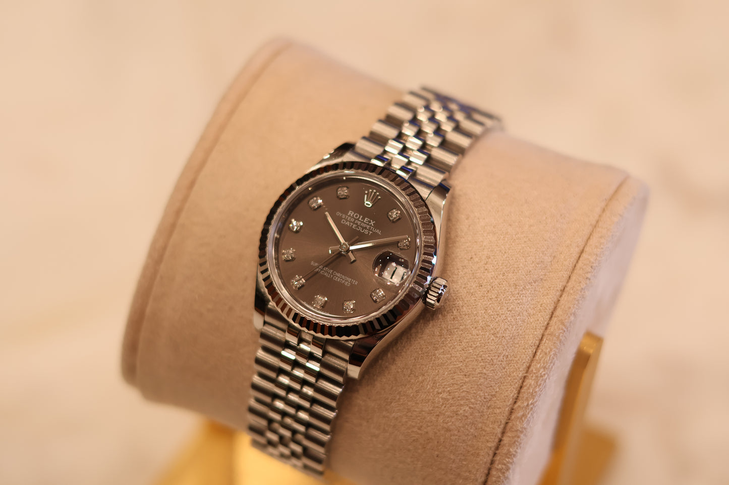 Rolex Datejust 31 Grey Diamond Dial Jubilee 278274